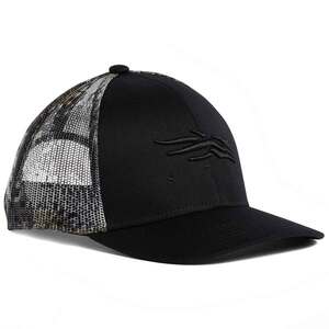Sitka Icon Elevated II Mid Pro Trucker Hat - Black - One Size Fits Most