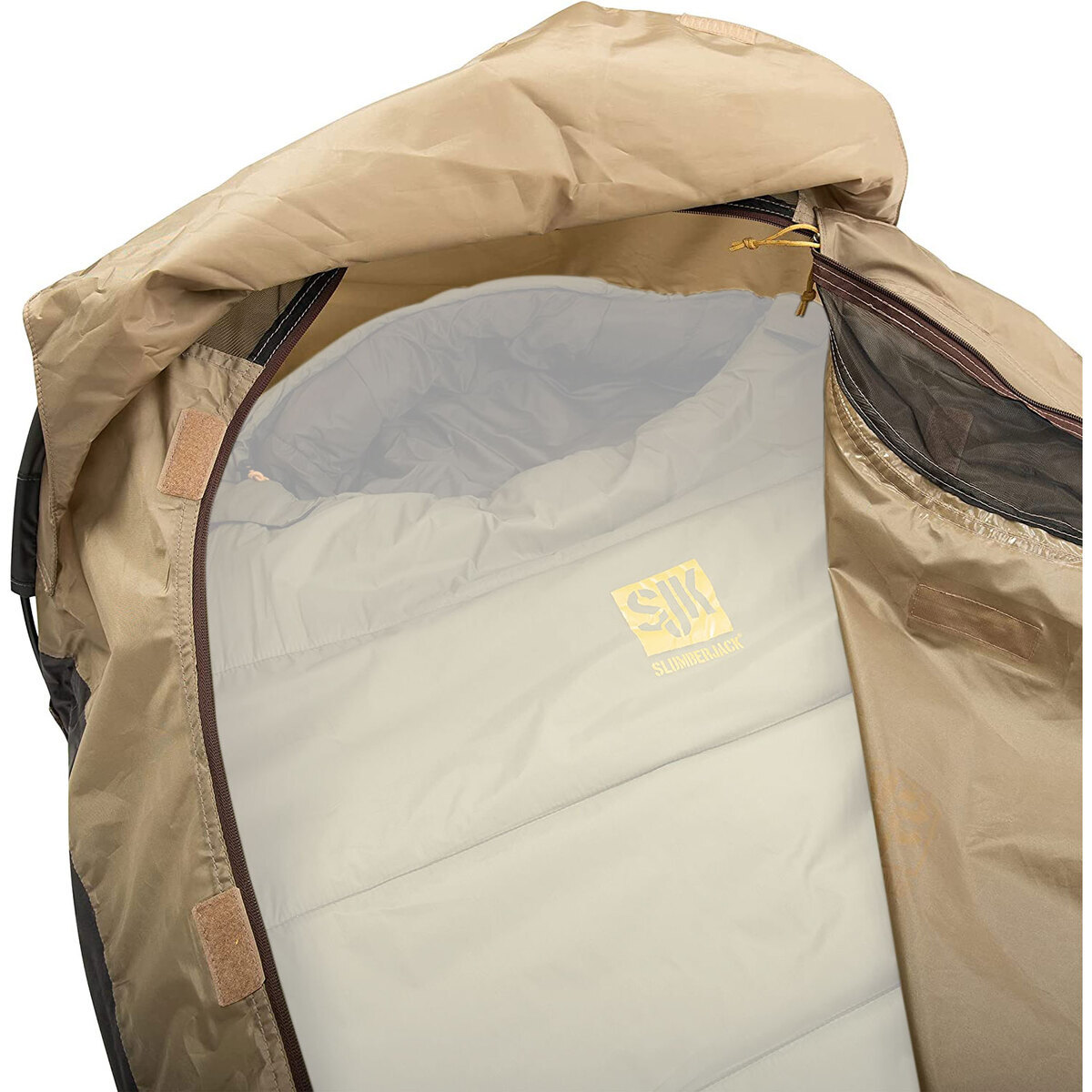 Slumberjack Contour 1-Person Bivy Tent - Khaki - Khaki Slumberjack Contour 1-Person Bivy Tent - Khaki - Khaki