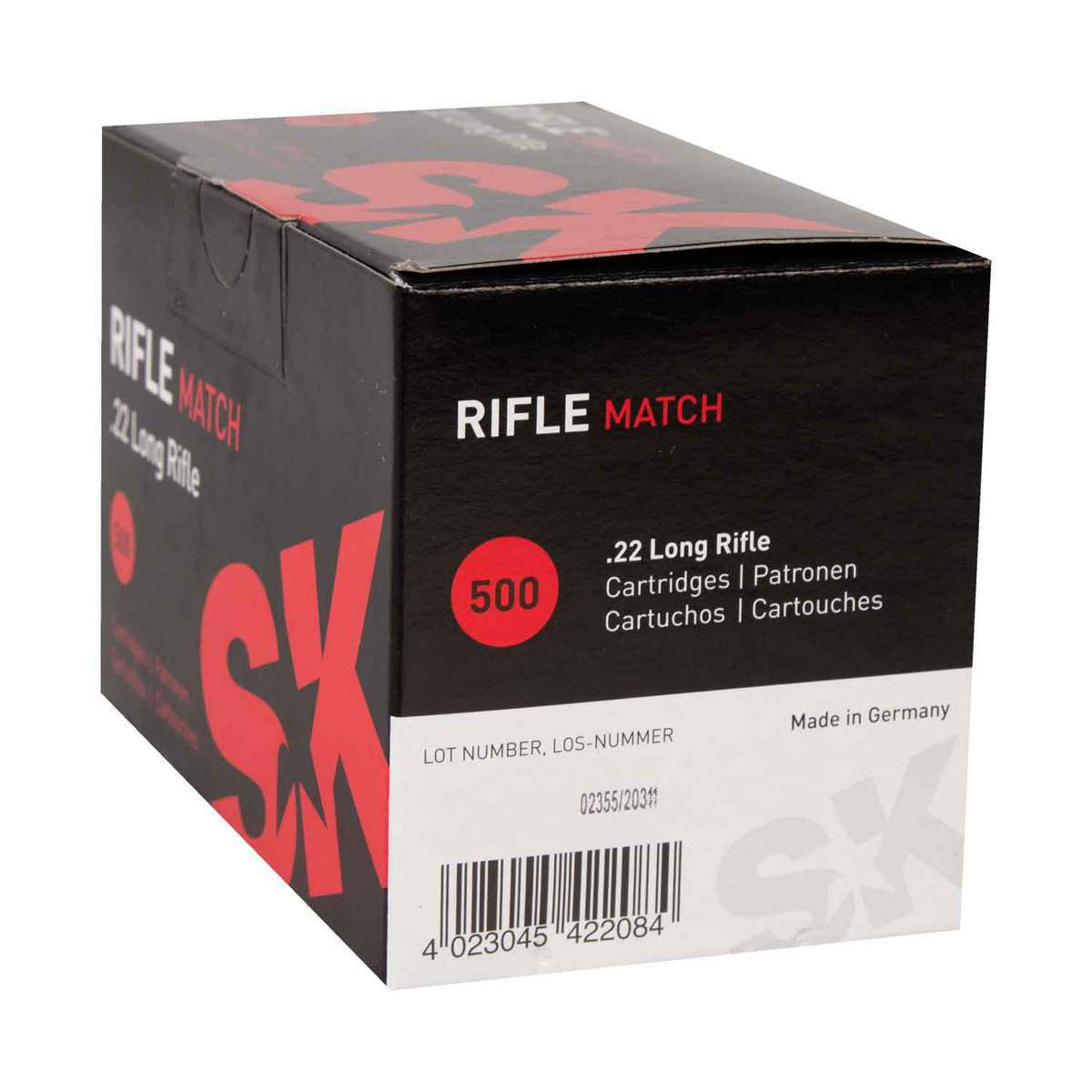 SK Rifle Match 22 Long Rifle 40gr LRN Rimfire Ammo - 50 Rounds SK Rifle Match 22 Long Rifle 40gr LRN Rimfire Ammo - 50 Rounds