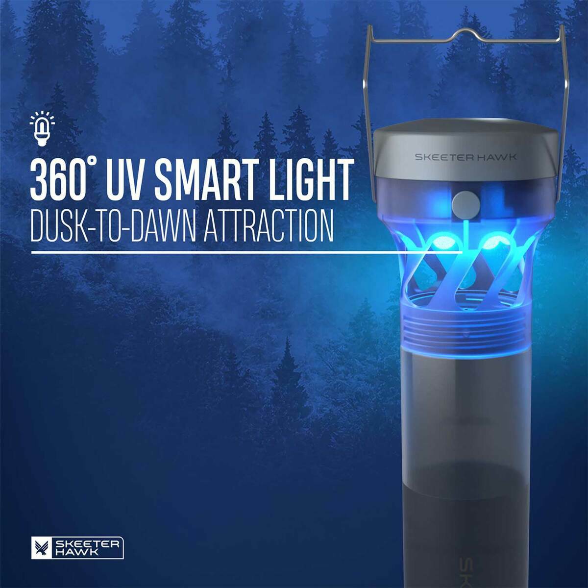 Skeeter Hawk Backyard Mosquito UV Bait Station - 2 Pack - Black Skeeter Hawk Backyard Mosquito UV Bait Station - 2 Pack - Black