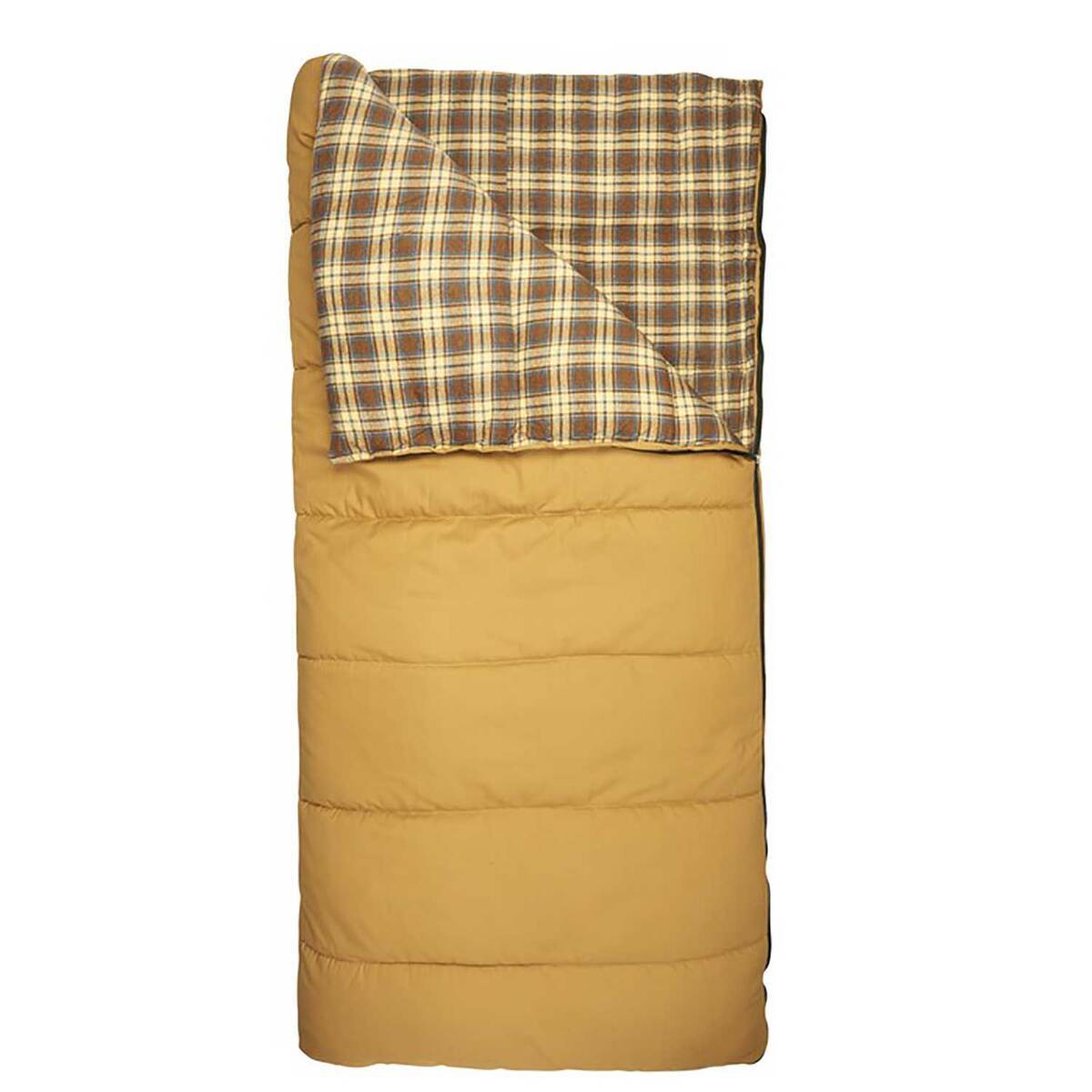 Slumberjack North Fork 10/20 Degree 39in X 80in Rectangular Sleeping Bag - Brown 39in X 80in Slumberjack North Fork 10/20 Degree 39in X 80in Rectangular Sleeping Bag - Brown 39in X 80in