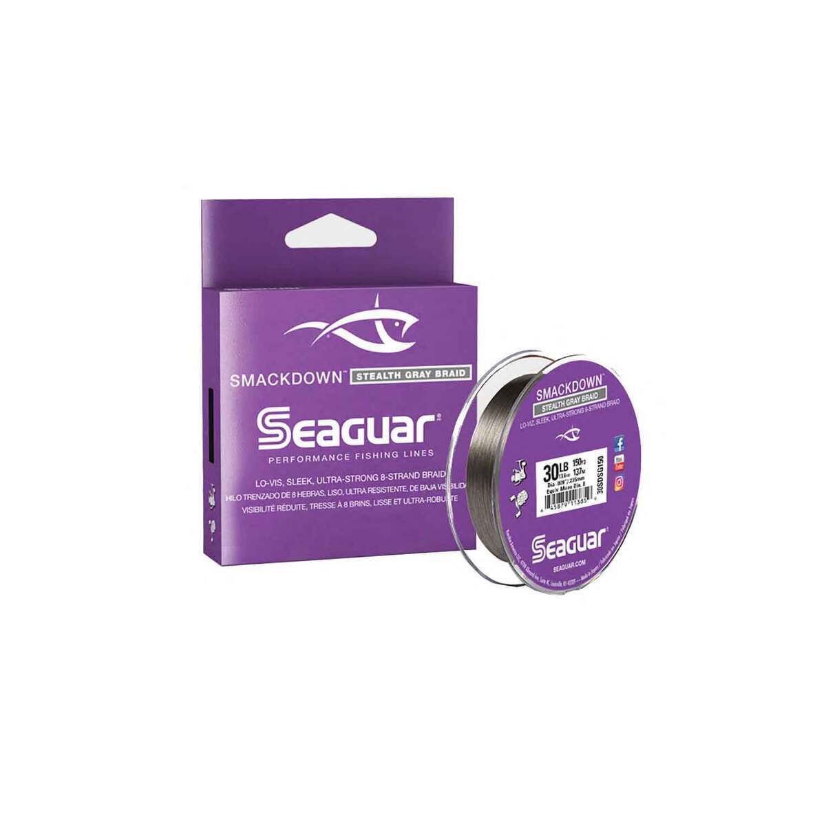 Seaguar Smackdown Stealth Gray Braided Fishing Line Seaguar Smackdown Stealth Gray Braided Fishing Line