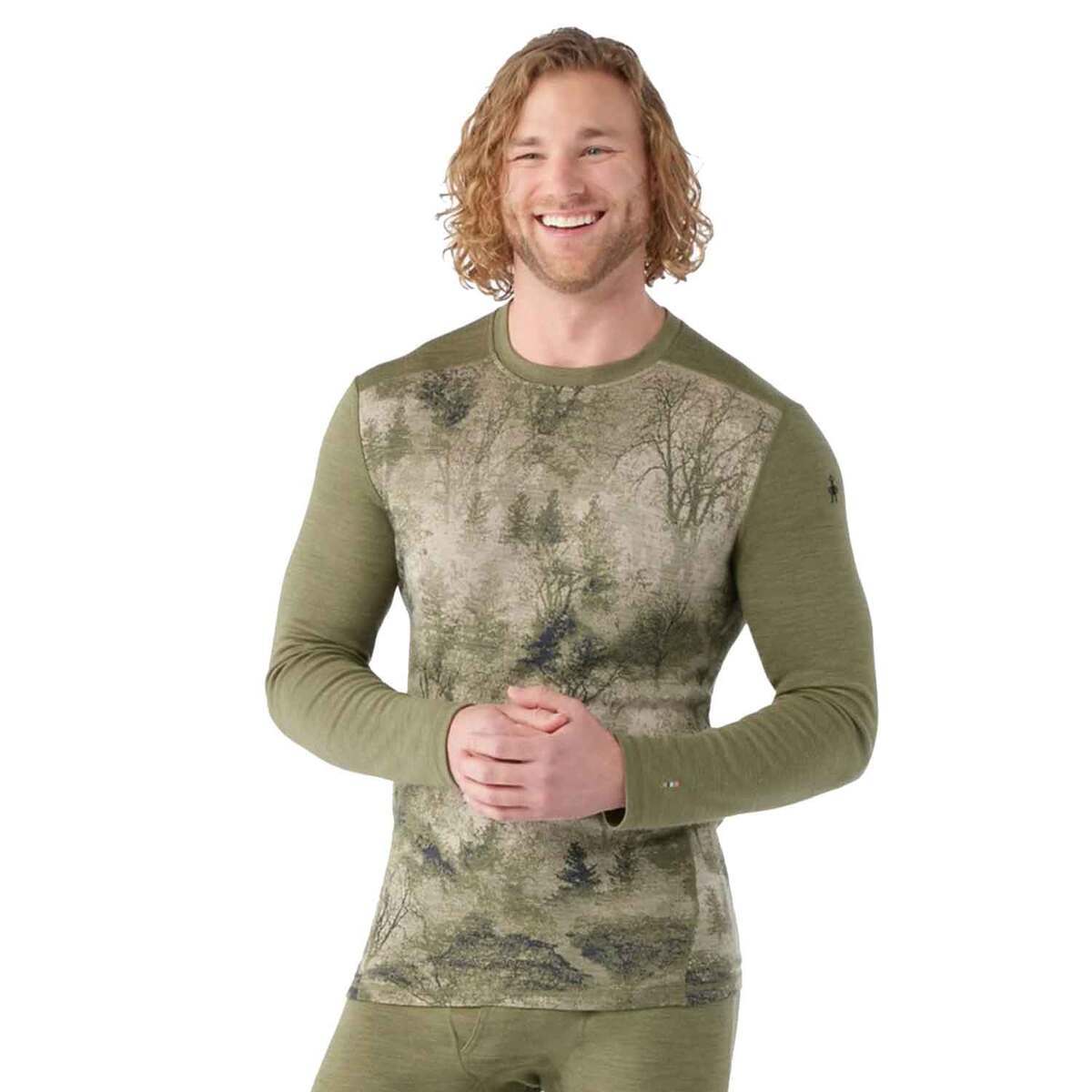 Smartwool Men's Classic Thermal Merino Crew Long Sleeve Base Layer Shirt Smartwool Men's Classic Thermal Merino Crew Long Sleeve Base Layer Shirt