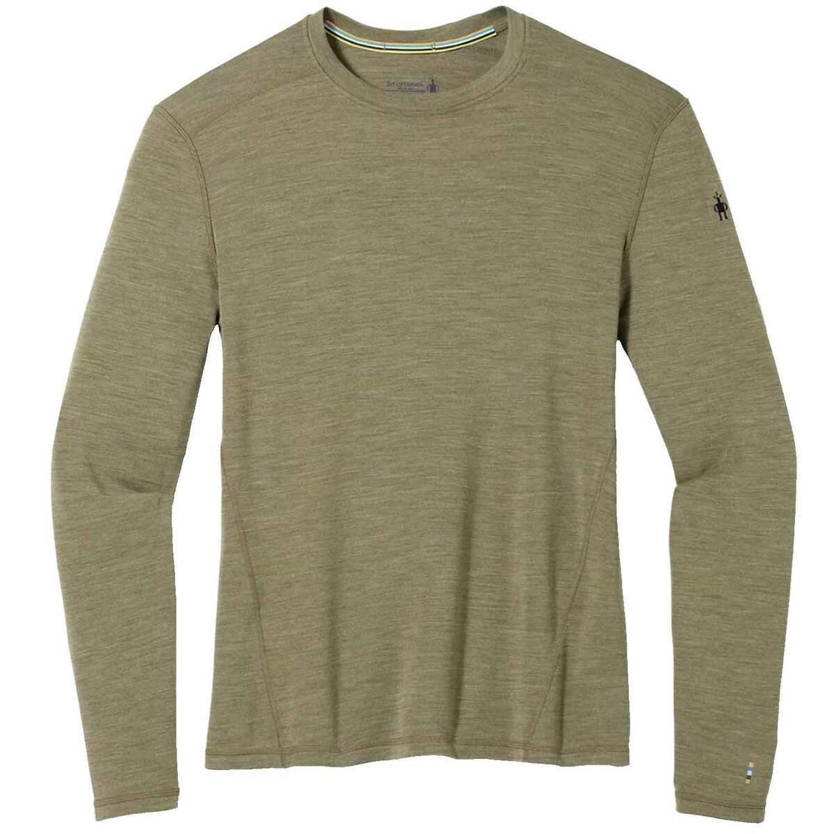Smartwool Men's Classic Thermal Merino Crew Long Sleeve Base Layer Shirt Smartwool Men's Classic Thermal Merino Crew Long Sleeve Base Layer Shirt