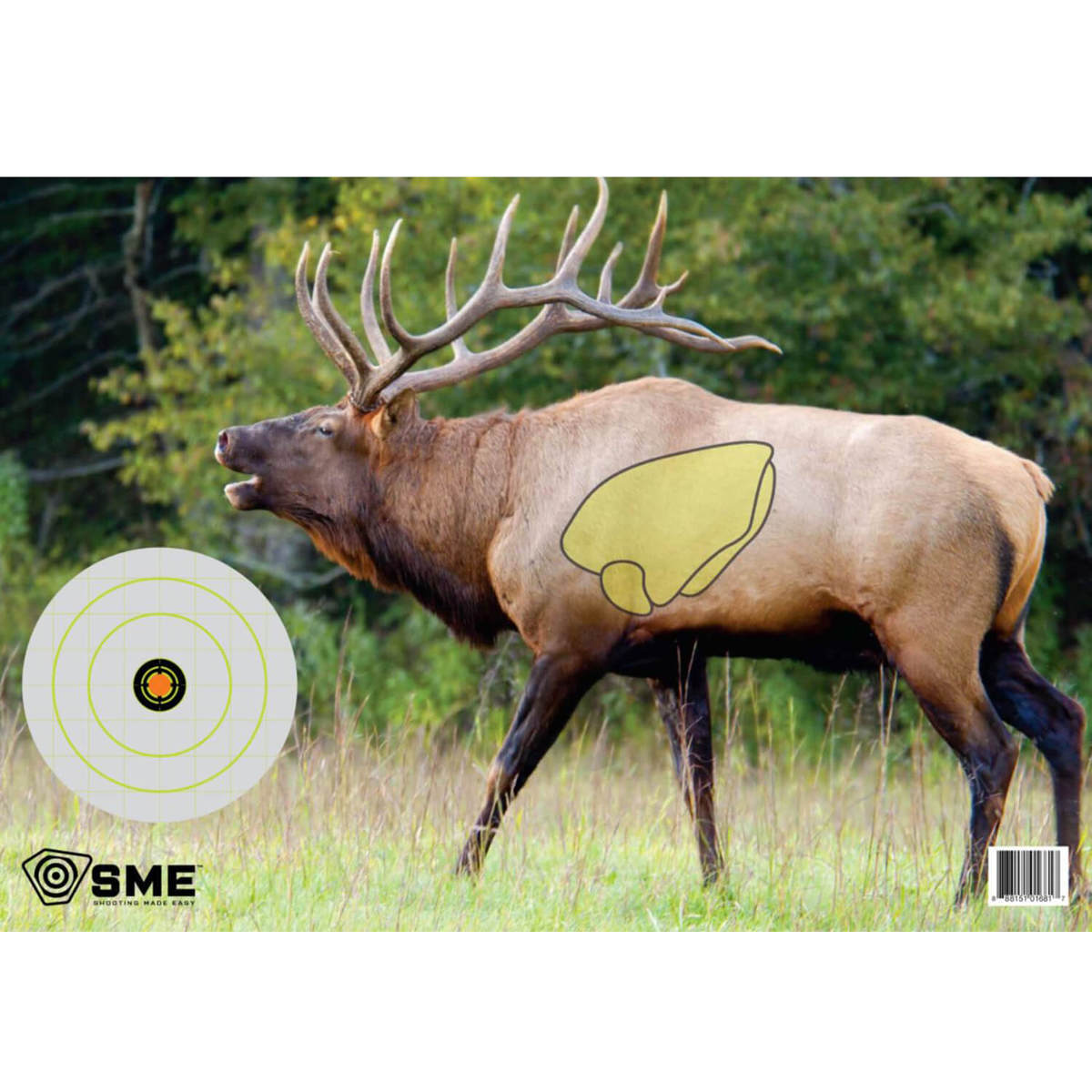 SME Elk Target - 3 Pack - Brown, Green,, Orange SME Elk Target - 3 Pack - Brown, Green,, Orange