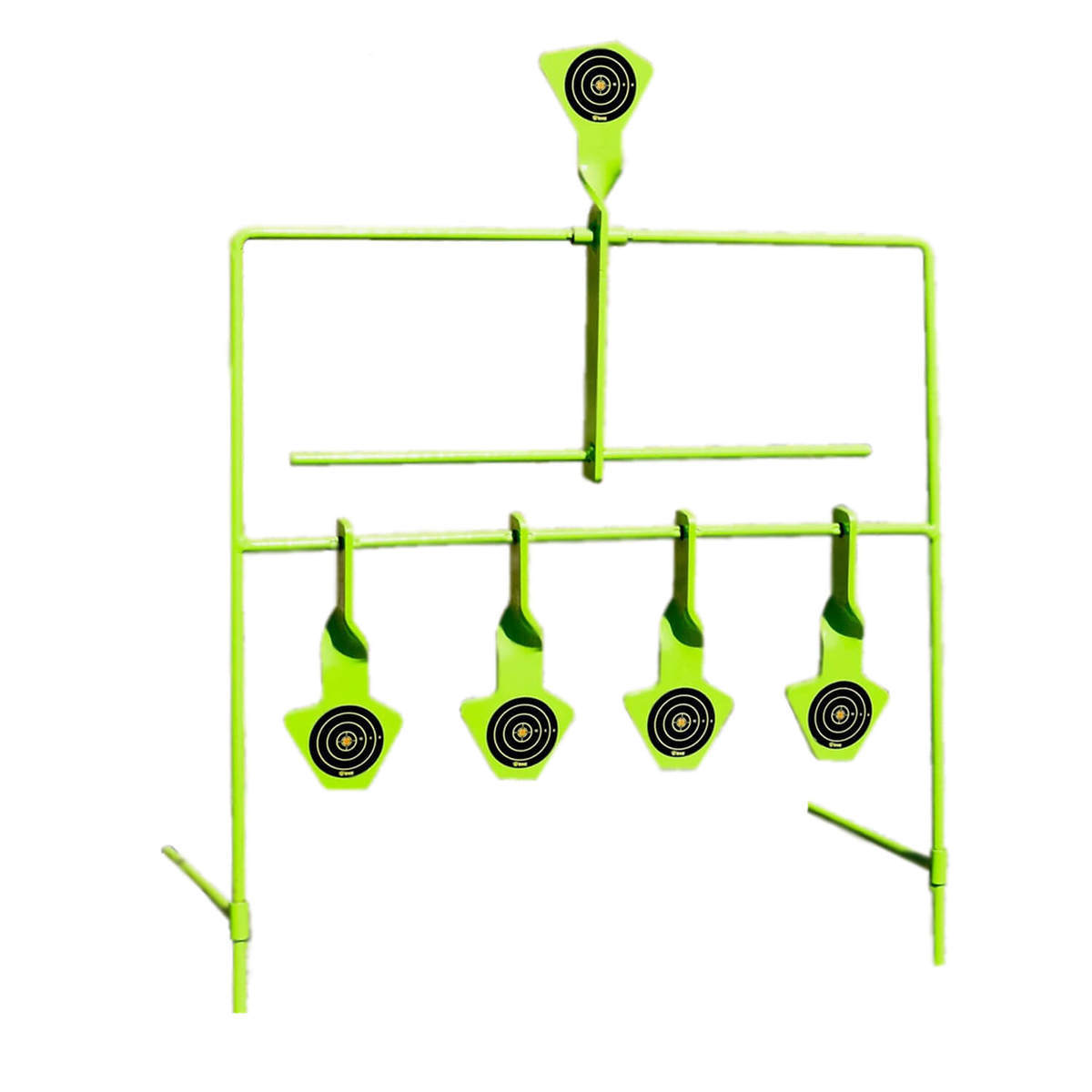 SME Hands Free Rimfire Reset Steel Target - Green, Black, Orange SME Hands Free Rimfire Reset Steel Target - Green, Black, Orange