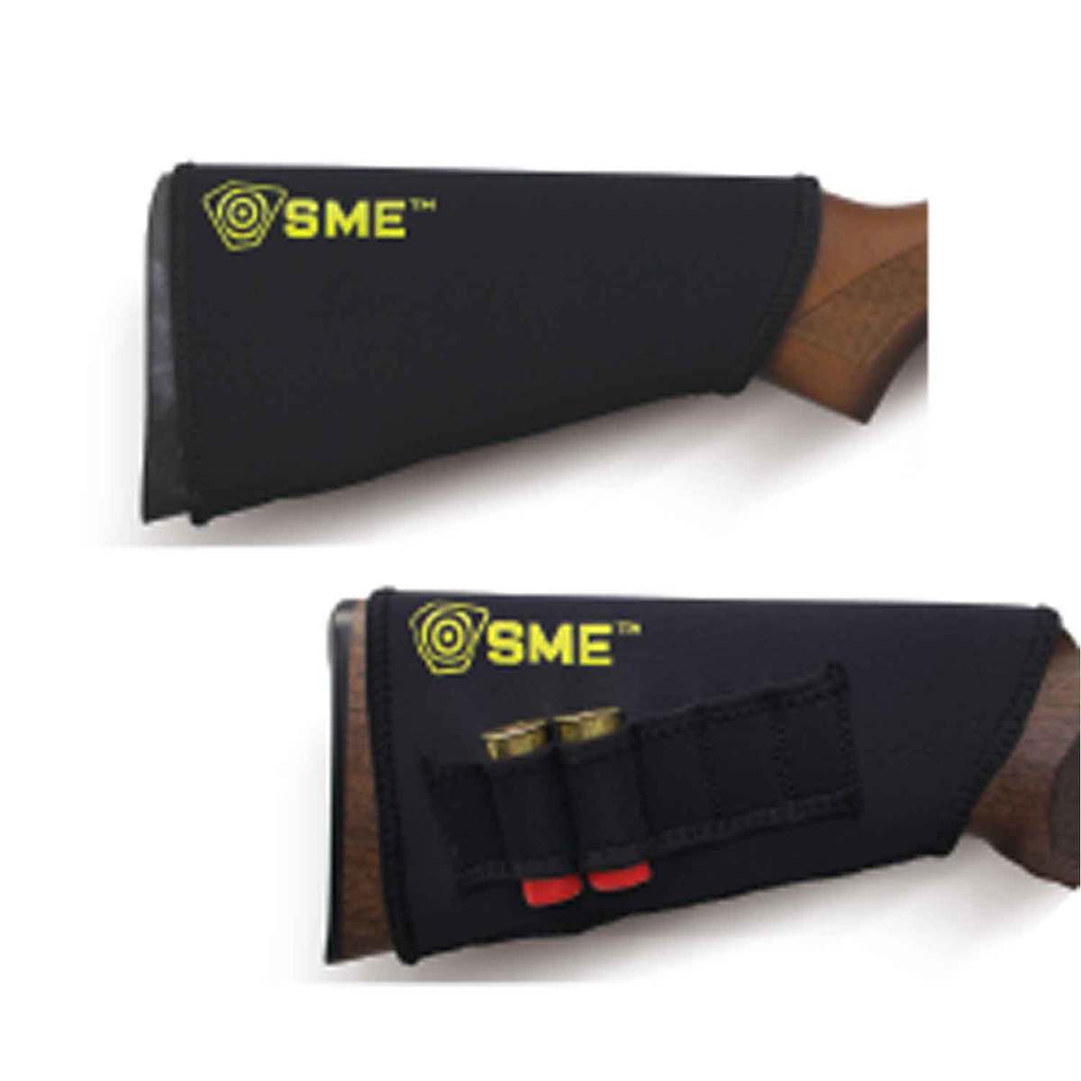 SME Neoprene Stock Riser With Shell Loops - Black SME Neoprene Stock Riser With Shell Loops - Black