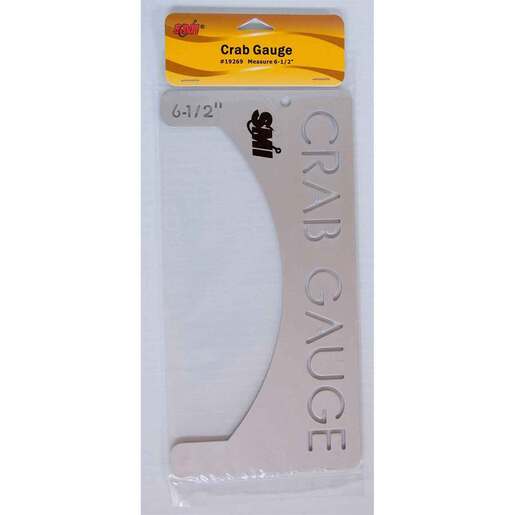 SMI Aluminum Deluxe Stamped Crab Gauge - Silver 6 1/2in - Smi