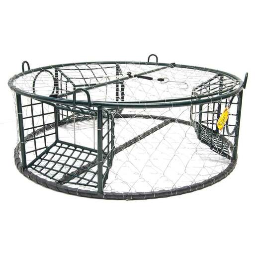 SMI Crab Trap Rubber Wrapped Stainless Steel Weave Crab Gear - 30in x 10in - Smi