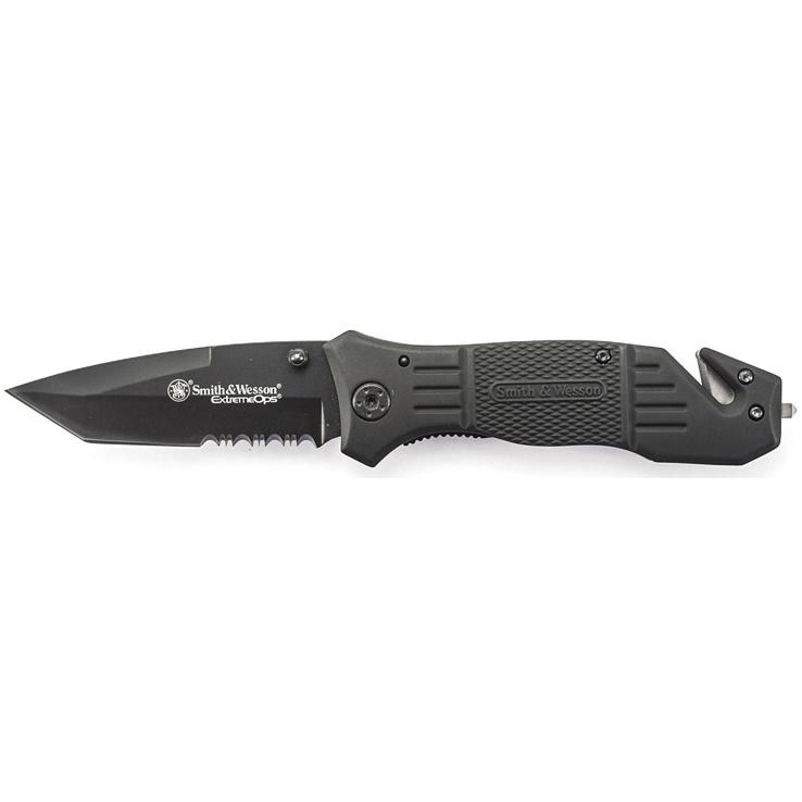 Smith & Wesson Extreme Ops 3.3 inch Folding Knife - Black Smith & Wesson Extreme Ops 3.3 inch Folding Knife - Black