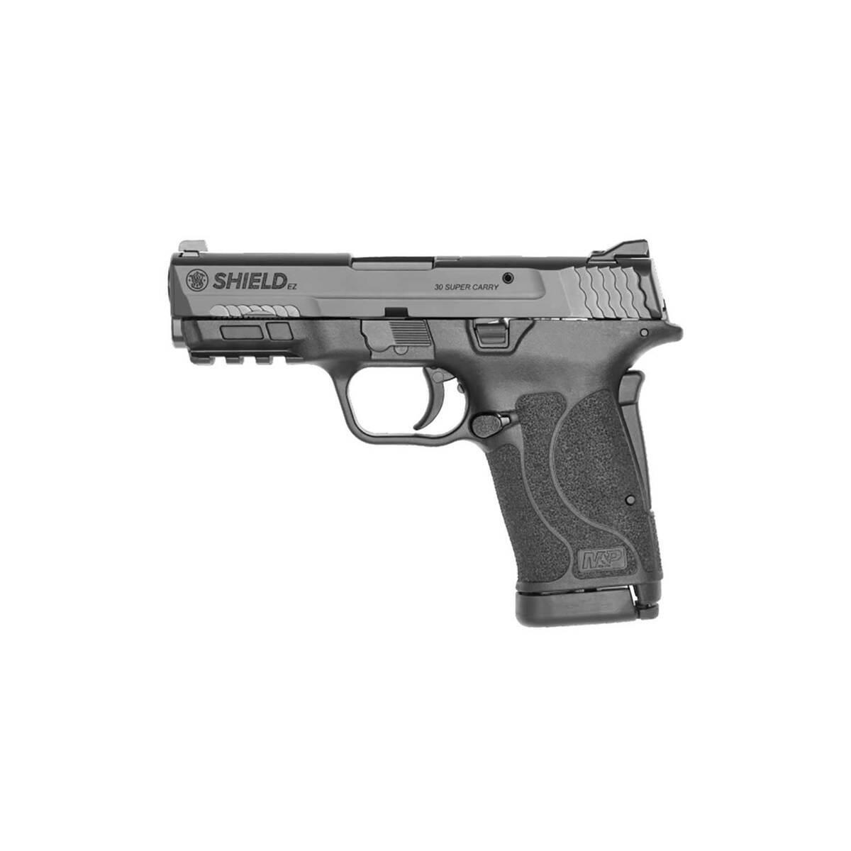 Smith & Wesson M&P Shield EZ 30 Super Carry 3.675in Black Pistol - 10+1 Rounds - Black Smith & Wesson M&P Shield EZ 30 Super Carry 3.675in Black Pistol - 10+1 Rounds - Black
