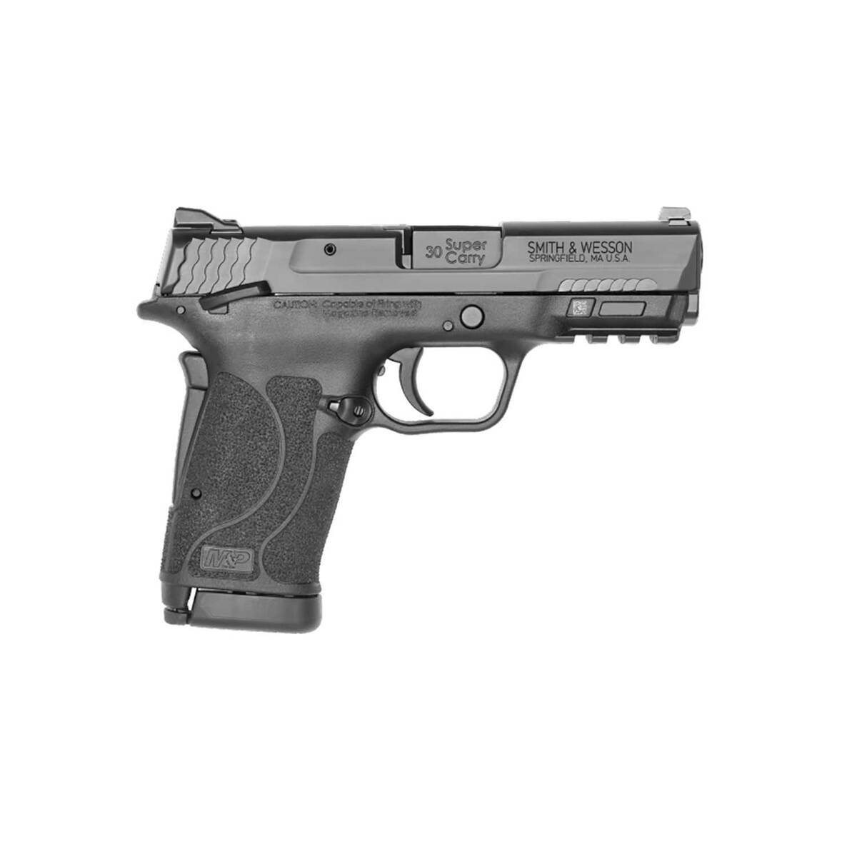 Smith & Wesson M&P Shield EZ Thumb Safety 30 Super Carry 3.675in Black Pistol - 10+1 Rounds - Black Smith & Wesson M&P Shield EZ Thumb Safety 30 Super Carry 3.675in Black Pistol - 10+1 Rounds - Black