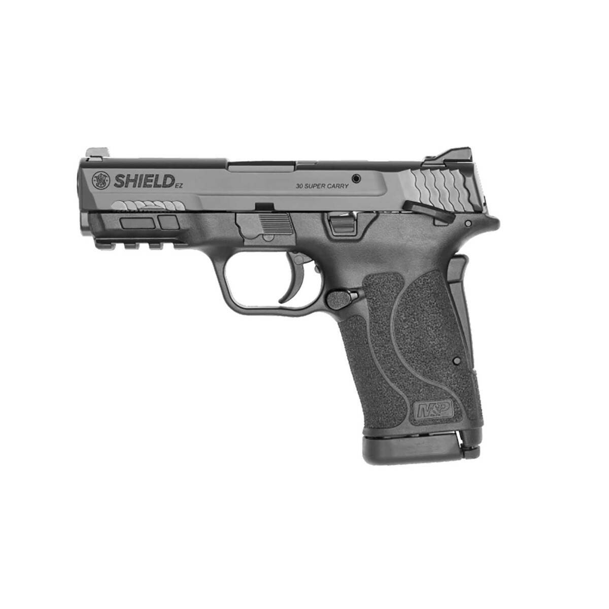 Smith & Wesson M&P Shield EZ Thumb Safety 30 Super Carry 3.675in Black Pistol - 10+1 Rounds - Black Smith & Wesson M&P Shield EZ Thumb Safety 30 Super Carry 3.675in Black Pistol - 10+1 Rounds - Black