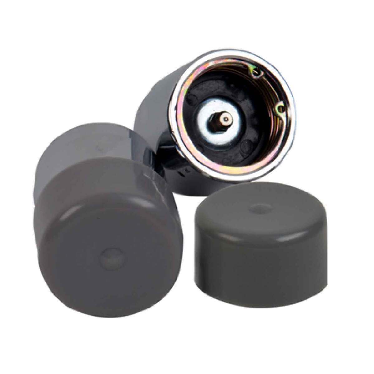C.E. Smith Boat Trailer Bearing Protector w/ Bra - 1.99in, Black/Chrome - Black/Chrome C.E. Smith Boat Trailer Bearing Protector w/ Bra - 1.99in, Black/Chrome - Black/Chrome