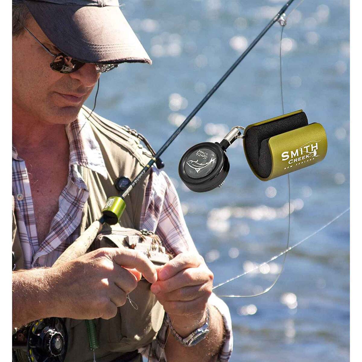 Smith Creek Rod Clip Fly Fishing Accessory - Green - Green Smith Creek Rod Clip Fly Fishing Accessory - Green - Green
