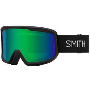 Smith Frontier Carbonic Snow Goggles - Black/Green Sol-X Mirror