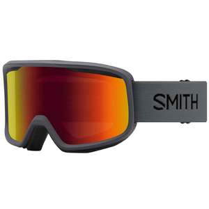 Smith Frontier Carbonic Snow Goggles - Charcoal/Red Sol-X Mirror