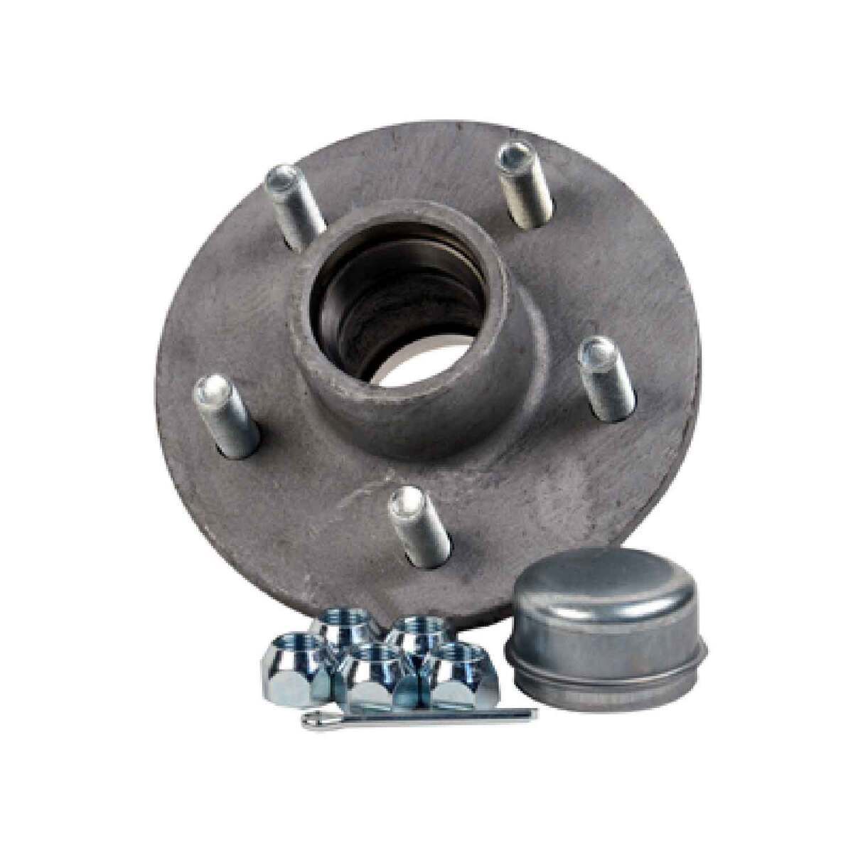 C.E. Smith Galvanized Trailer Hub Kit Boat Trailer Accessory - 1350lb, Silver - Silver C.E. Smith Galvanized Trailer Hub Kit Boat Trailer Accessory - 1350lb, Silver - Silver
