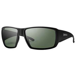 Smith Guide's Choice Polarized Sunglasses- Matte Black/ChromaPop Gray Green