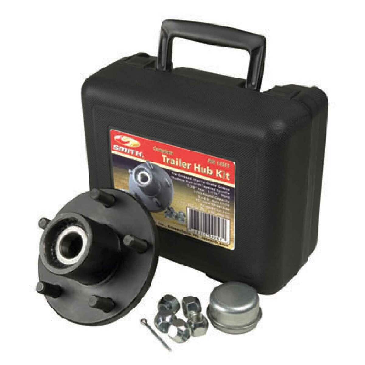 C.E. Smith Trailer Hub Kit Tapered Spindle Boat Trailer Accessory - 1750lb, Black - Black C.E. Smith Trailer Hub Kit Tapered Spindle Boat Trailer Accessory - 1750lb, Black - Black