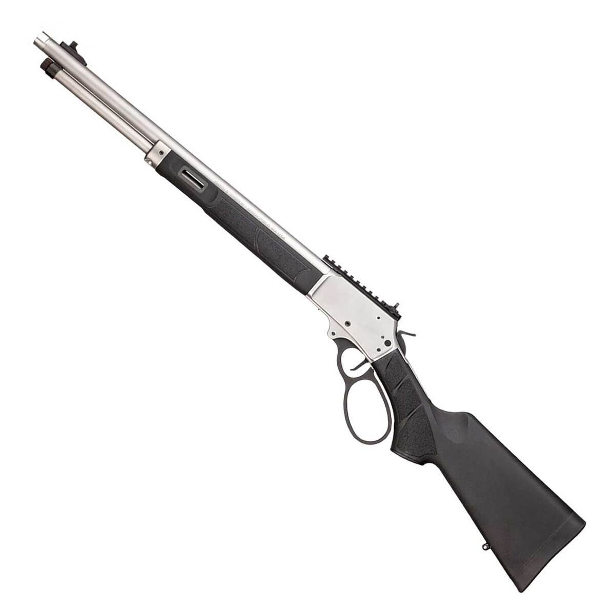 Smith & Wesson 1854 44 Magnum Stainless Lever Action Rifle - 19.25in - Black Smith & Wesson 1854 44 Magnum Stainless Lever Action Rifle - 19.25in - Black