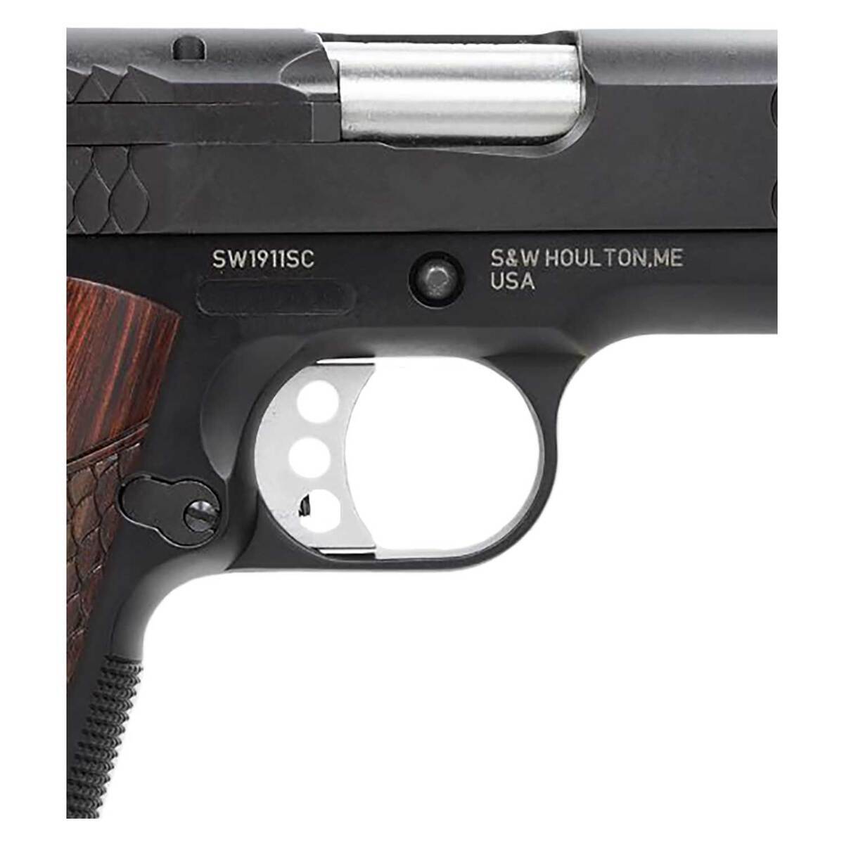 Smith & Wesson 1911 E Series 45 Auto (ACP) 4.25in Black Melonite Pistol - 8+1 Rounds - Black Smith & Wesson 1911 E Series 45 Auto (ACP) 4.25in Black Melonite Pistol - 8+1 Rounds - Black