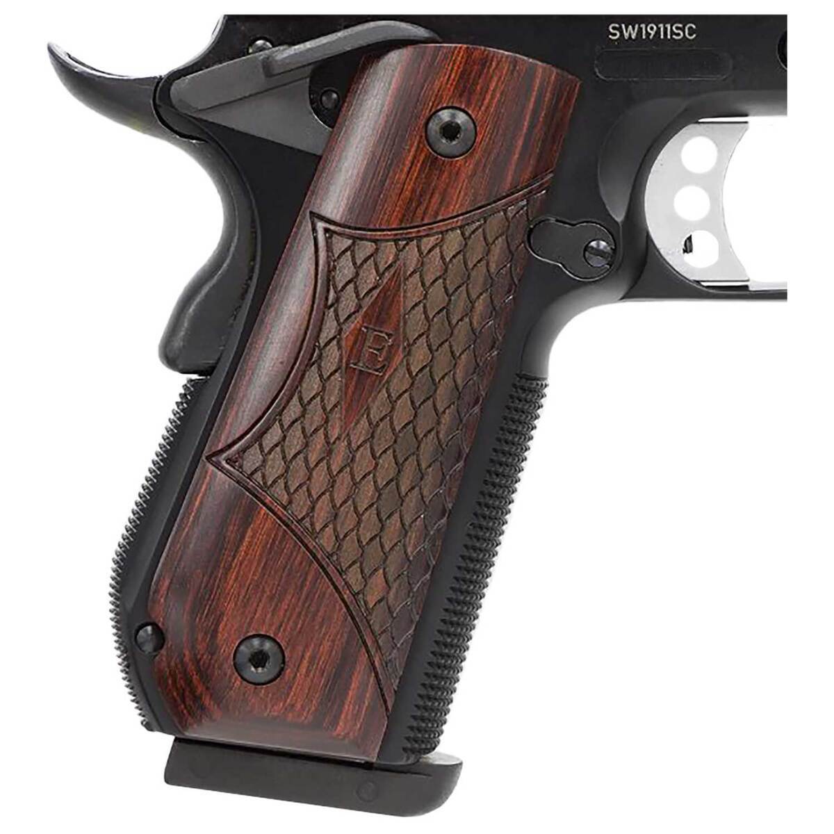Smith & Wesson 1911 E Series 45 Auto (ACP) 4.25in Black Melonite Pistol - 8+1 Rounds - Black Smith & Wesson 1911 E Series 45 Auto (ACP) 4.25in Black Melonite Pistol - 8+1 Rounds - Black