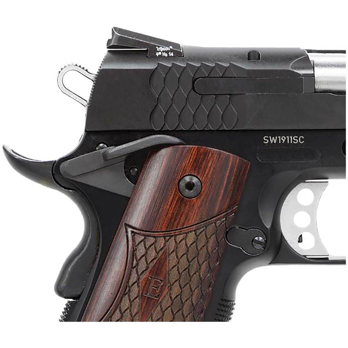 Smith & Wesson 1911 E Series 45 Auto (ACP) 4.25in Black Melonite Pistol - 8+1 Rounds - Black Smith & Wesson 1911 E Series 45 Auto (ACP) 4.25in Black Melonite Pistol - 8+1 Rounds - Black