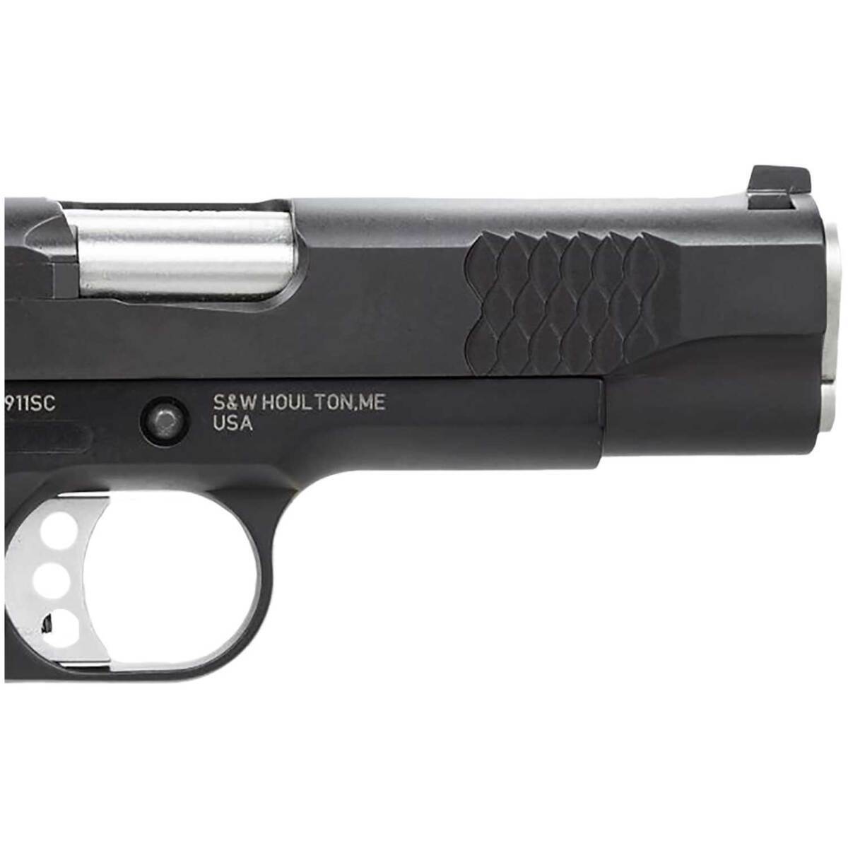 Smith & Wesson 1911 E Series 45 Auto (ACP) 4.25in Black Melonite Pistol - 8+1 Rounds - Black Smith & Wesson 1911 E Series 45 Auto (ACP) 4.25in Black Melonite Pistol - 8+1 Rounds - Black