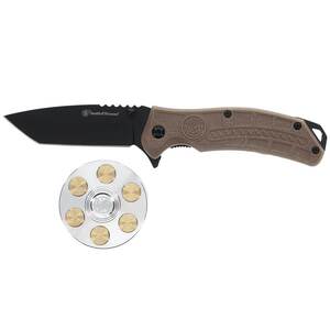 Smith & Wesson 3in Folding Knife with Fidget Spinner