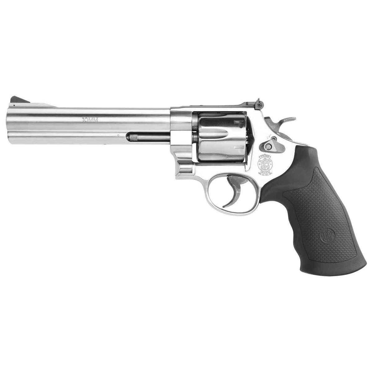 Smith & Wesson 610 10mm Auto 6.5in Stainless Revolver - 6 Rounds Smith & Wesson 610 10mm Auto 6.5in Stainless Revolver - 6 Rounds