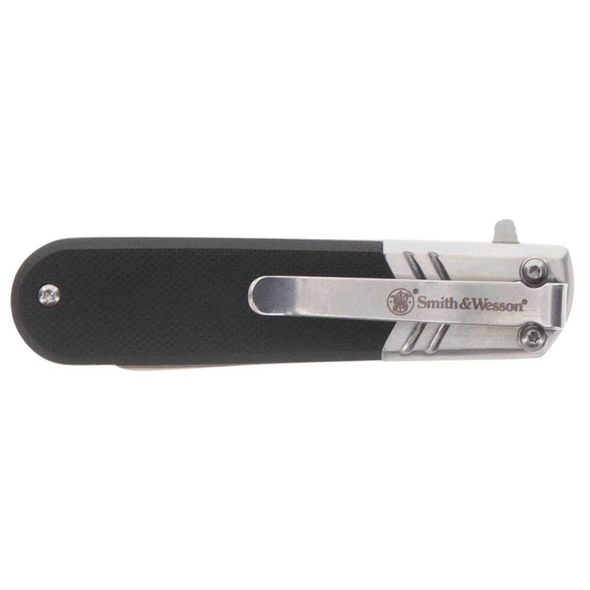 Smith & Wesson Barlow 2.75 inch Folding Knife - Black Smith & Wesson Barlow 2.75 inch Folding Knife - Black