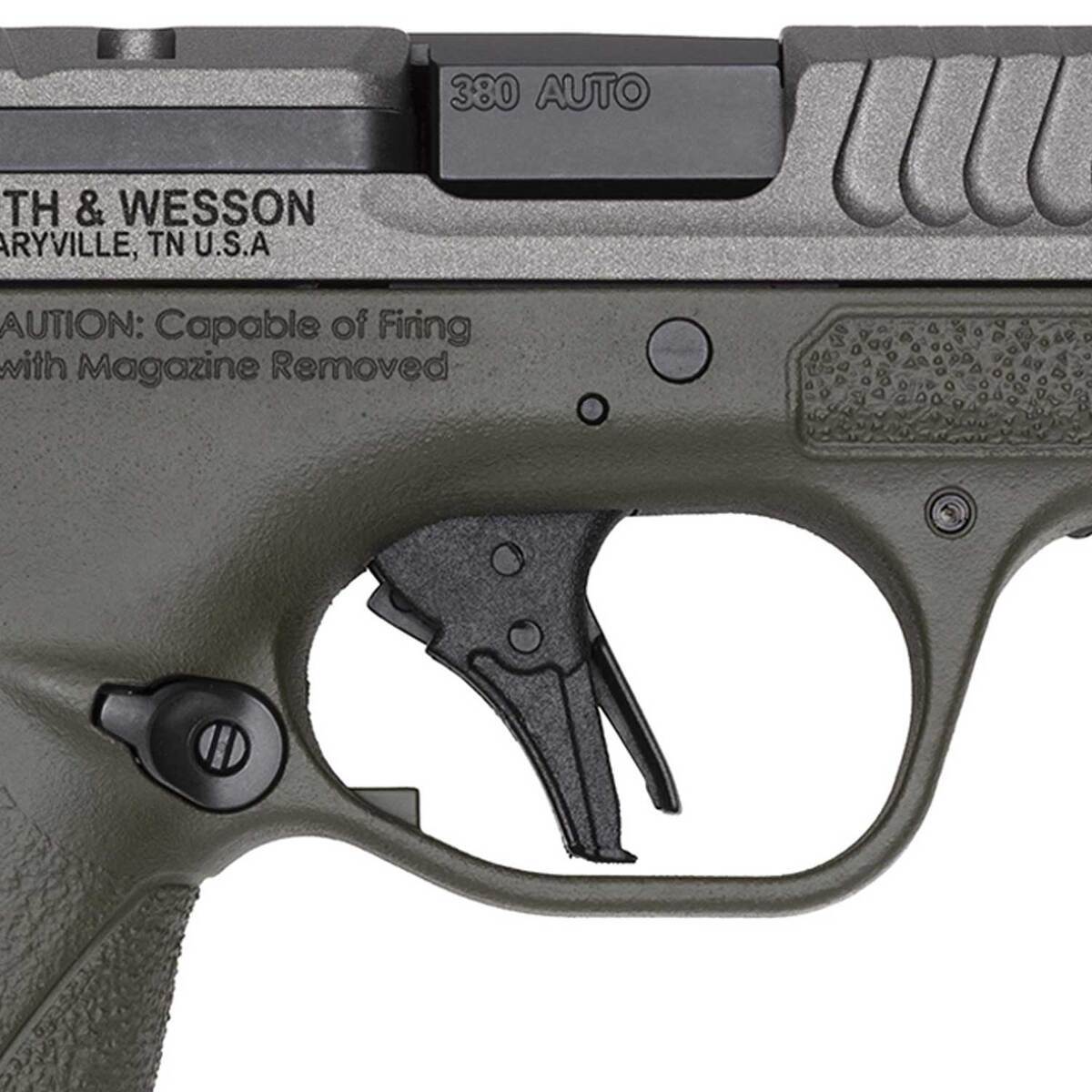Smith & Wesson Bodyguard 2.0 TS 380 Auto (ACP) 2.75in Gray/OD Green Cerakote Pistol - 12+1 Rounds - OD Green Smith & Wesson Bodyguard 2.0 TS 380 Auto (ACP) 2.75in Gray/OD Green Cerakote Pistol - 12+1 Rounds - OD Green