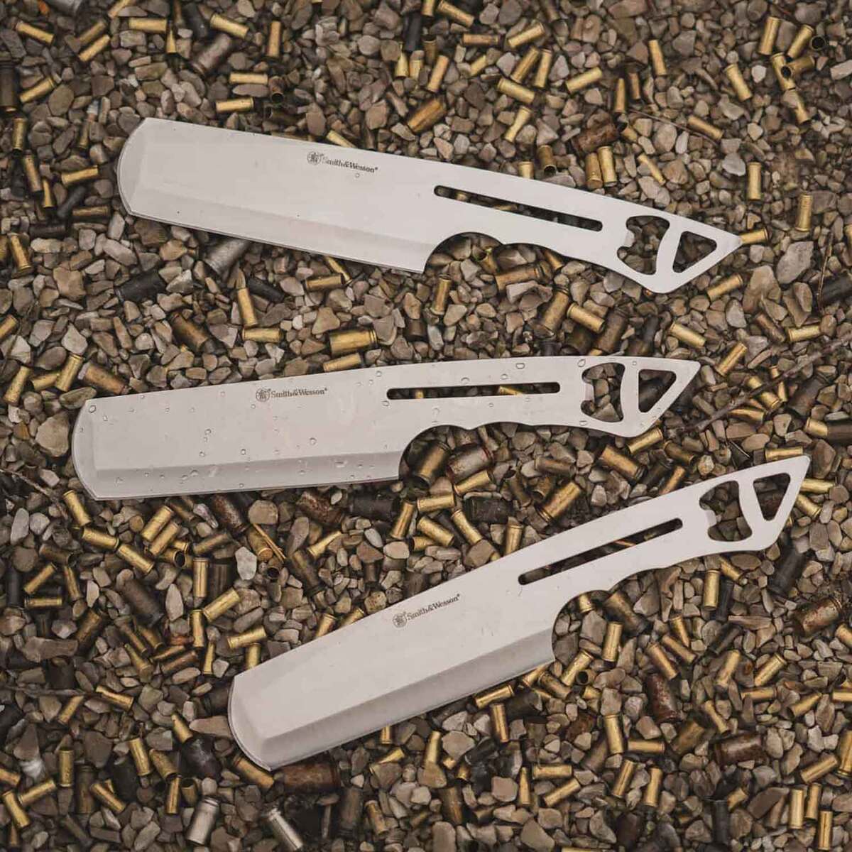 Smith & Wesson Bullseye Throwing Knife Set - Silver Smith & Wesson Bullseye Throwing Knife Set - Silver
