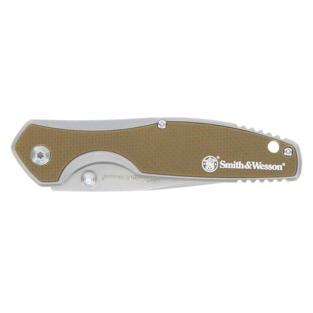 Smith & Wesson Cleft 3.25 inch Folding Knife - Tan Smith & Wesson Cleft 3.25 inch Folding Knife - Tan