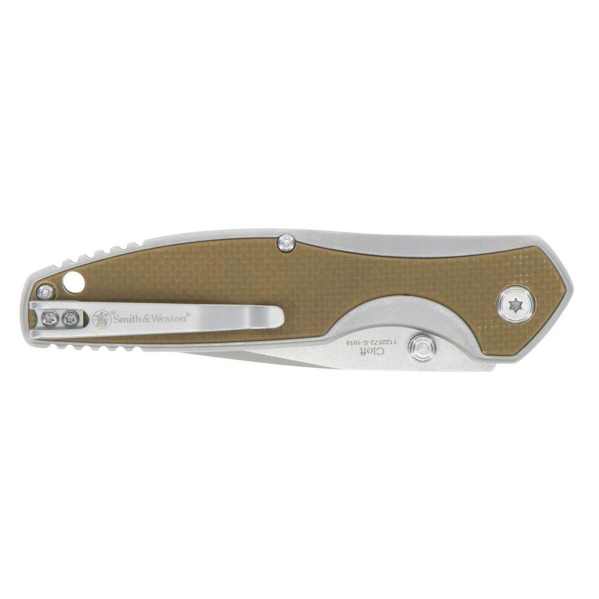 Smith & Wesson Cleft 3.25 inch Folding Knife - Tan Smith & Wesson Cleft 3.25 inch Folding Knife - Tan