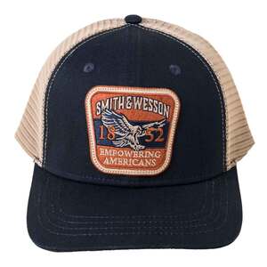 Smith & Wesson Eagle Patch Trucker Hat - Navy - One Size Fits Most