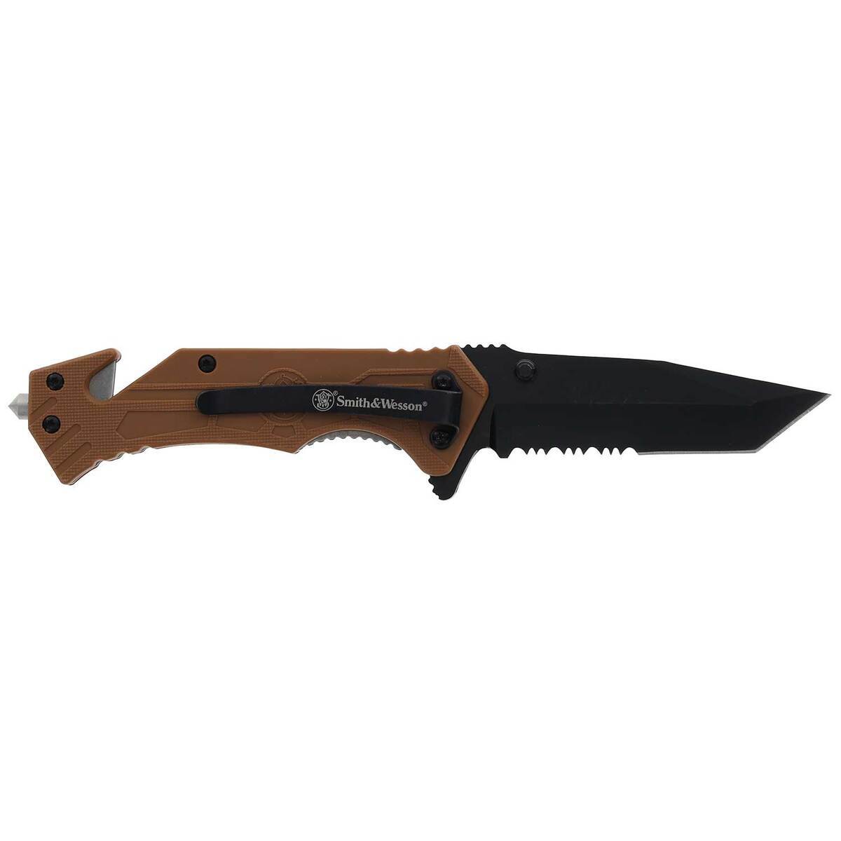 Smith & Wesson H.R.T. 3.25 inch Folding Knife - Coyote Tan Smith & Wesson H.R.T. 3.25 inch Folding Knife - Coyote Tan