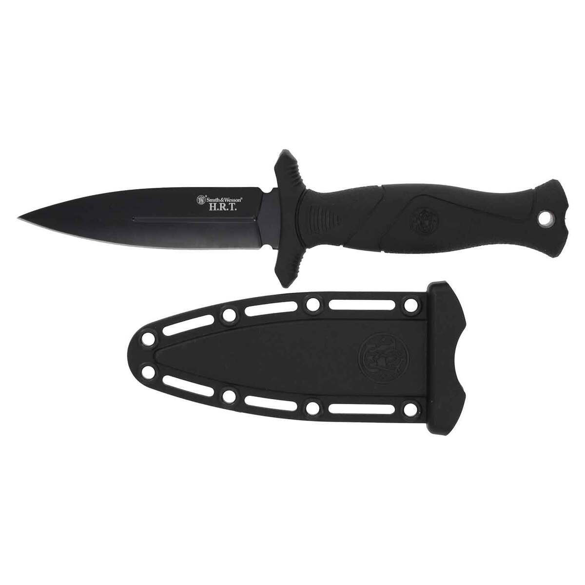 Smith & Wesson H.R.T. 4 inch Fixed Blade Knife - Black Smith & Wesson H.R.T. 4 inch Fixed Blade Knife - Black