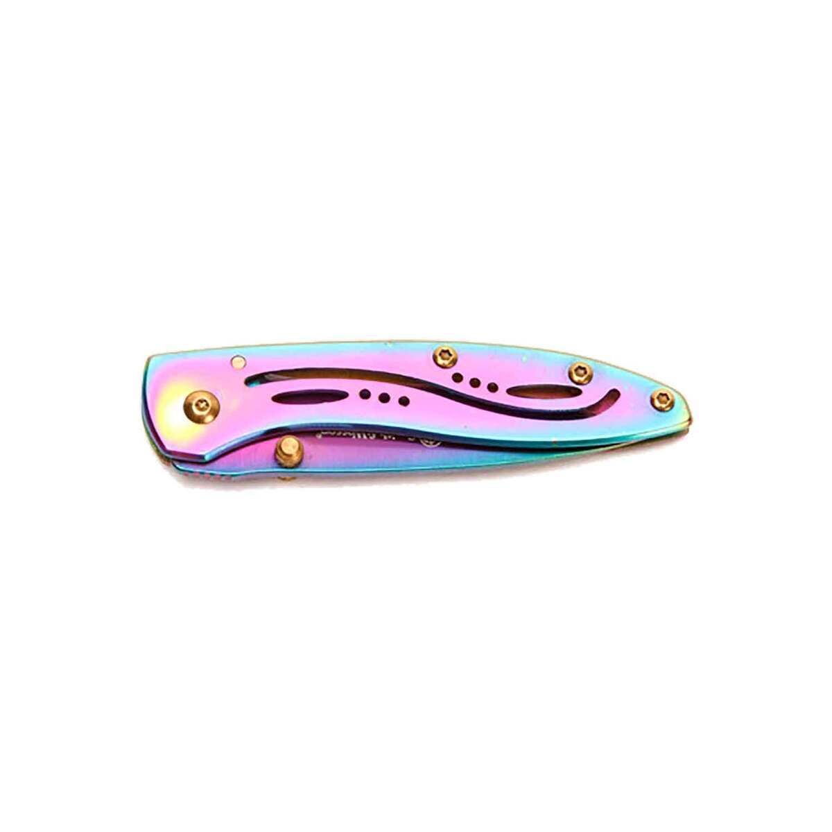 Smith & Wesson Little Pal 2.28 inch Folding Knife - Rainbow Smith & Wesson Little Pal 2.28 inch Folding Knife - Rainbow