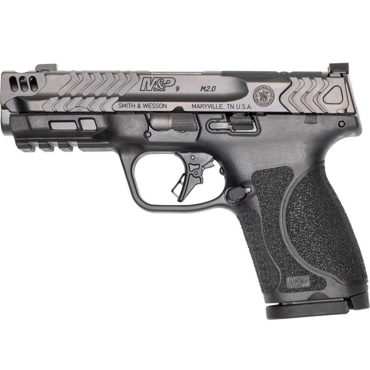 Smith & Wesson M2.0 Compact Carry Comp 9mm Luger 4.22in Black Pistol - 15+1 Rounds - Black Smith & Wesson M2.0 Compact Carry Comp 9mm Luger 4.22in Black Pistol - 15+1 Rounds - Black