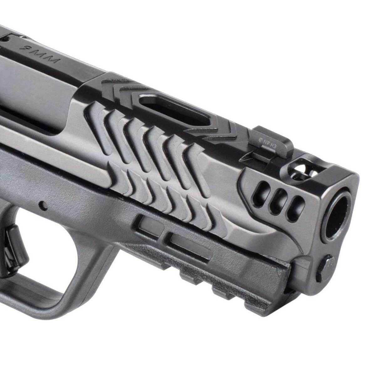 Smith & Wesson M2.0 Compact Carry Comp 9mm Luger 4.22in Black Pistol - 15+1 Rounds - Black Smith & Wesson M2.0 Compact Carry Comp 9mm Luger 4.22in Black Pistol - 15+1 Rounds - Black