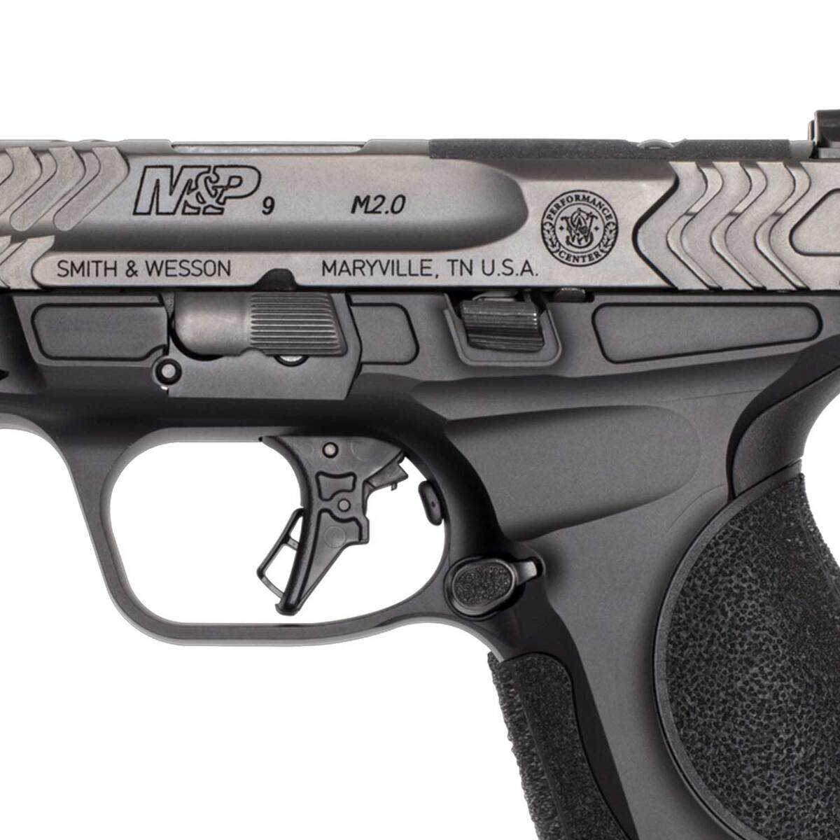 Smith & Wesson M2.0 Metal Carry Comp 9mm Luger 4.22in Black Pistol - 17+1 Rounds - Black Smith & Wesson M2.0 Metal Carry Comp 9mm Luger 4.22in Black Pistol - 17+1 Rounds - Black