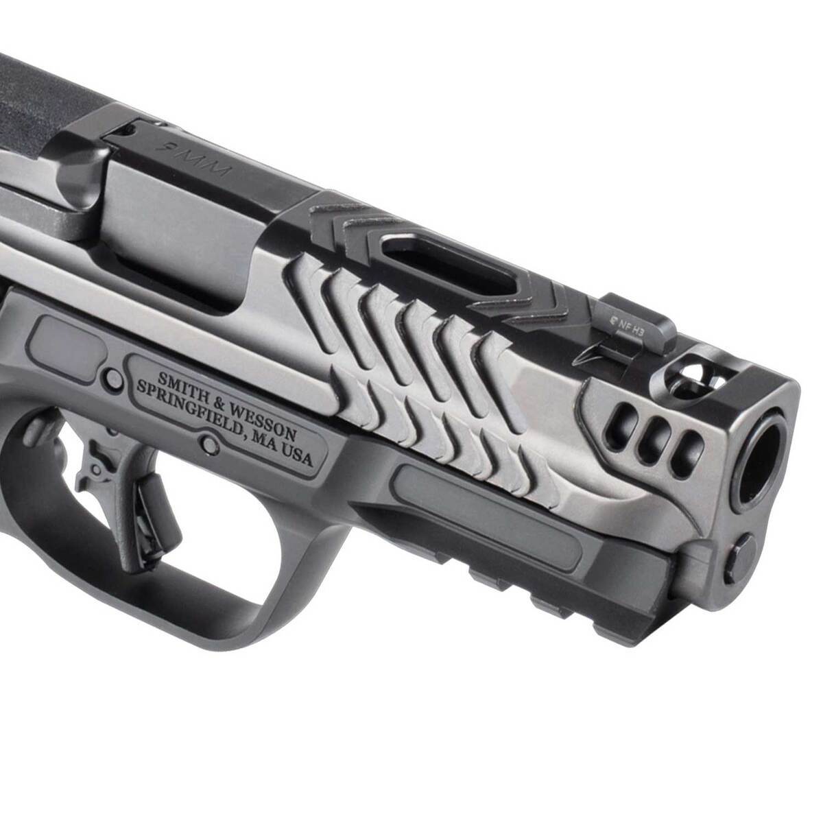 Smith & Wesson M2.0 Metal Carry Comp 9mm Luger 4.22in Black Pistol - 17+1 Rounds - Black Smith & Wesson M2.0 Metal Carry Comp 9mm Luger 4.22in Black Pistol - 17+1 Rounds - Black