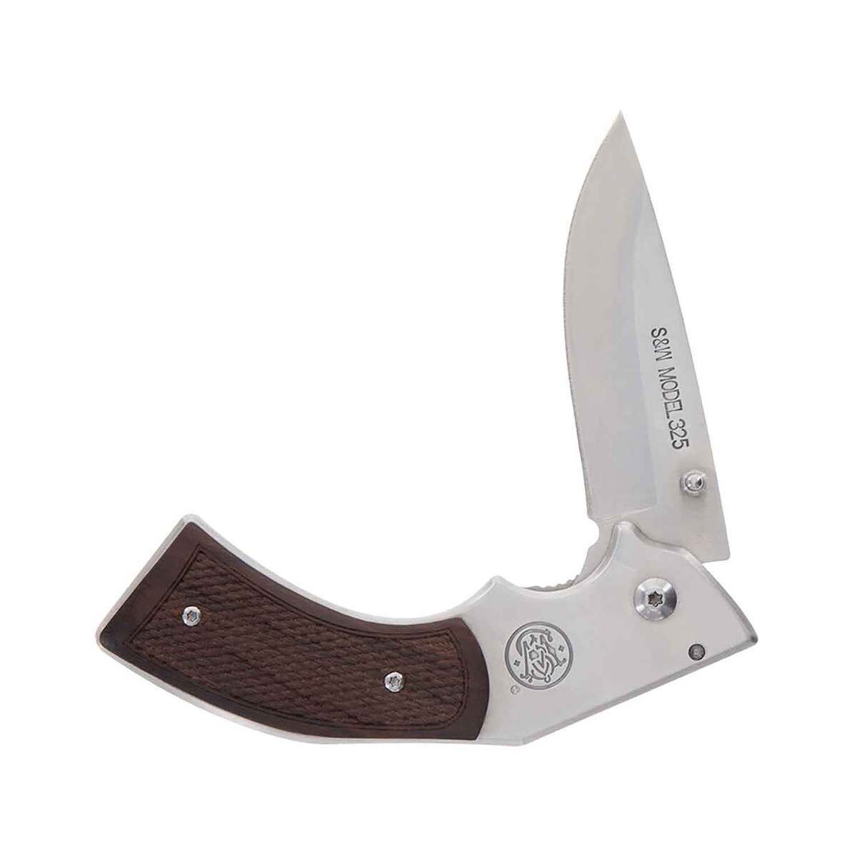 Smith & Wesson M325 Revolver 3 inch Folding Knife - Brown Smith & Wesson M325 Revolver 3 inch Folding Knife - Brown