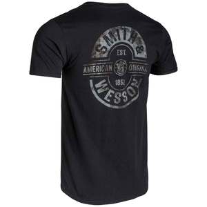 Smith & Wesson Men's American Short Sleeve Shirt - Black - 3XL