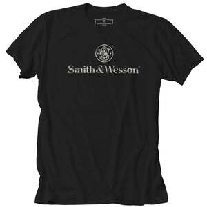 Smith & Wesson Men's Cracked Logo Short Sleeve Casual Shirt