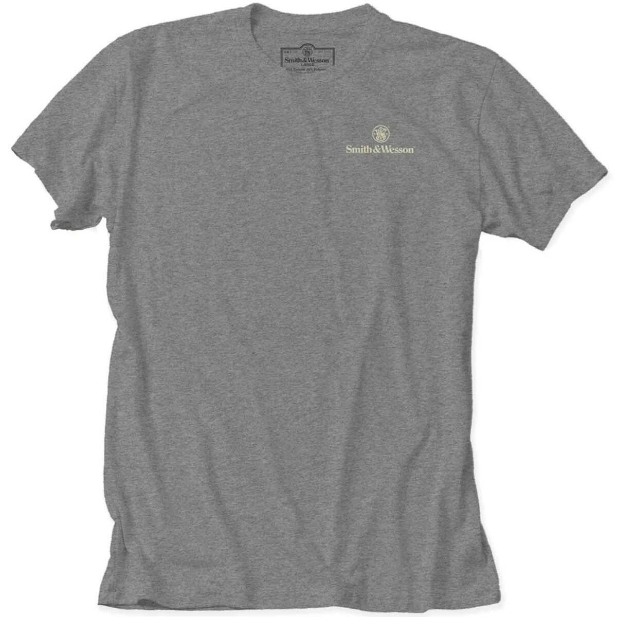 Smith & Wesson Men's Distressed Circle Logo Short Sleeve Shirt ...