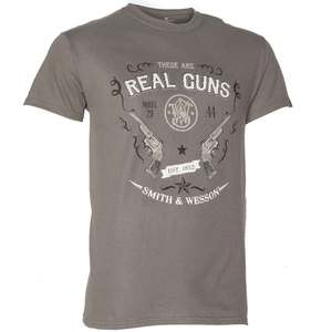 Smith & Wesson Men's Real Guns Short Sleeve Shirt