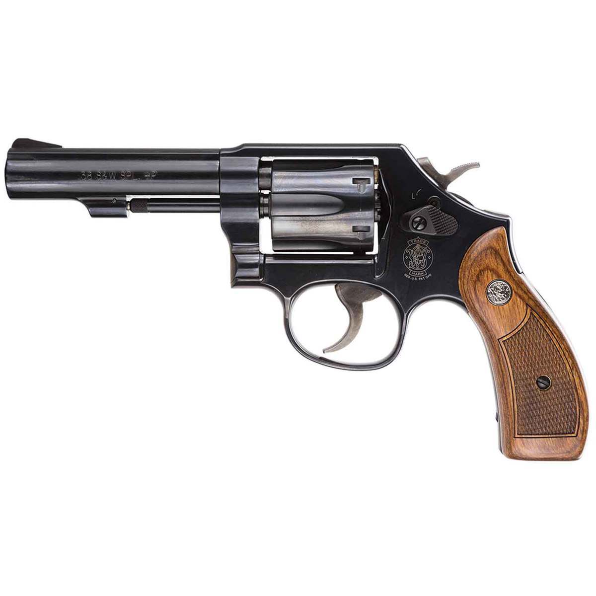 Smith & Wesson Model 10 38 Special 4in Blued Revolver - 6 Rounds Smith & Wesson Model 10 38 Special 4in Blued Revolver - 6 Rounds
